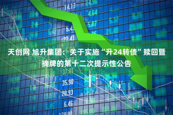 天创网 旭升集团：关于实施“升24转债”赎回暨摘牌的第十二次提示性公告