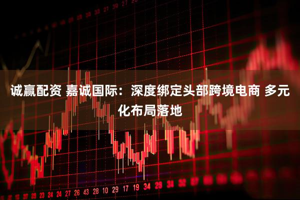 诚赢配资 嘉诚国际:深度绑定头部跨境电商 多元化布局落地